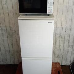 【極上美品】国内メーカー単身サイズ 冷蔵庫/フラットレンジ 2点...