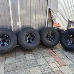 ランクル80 XJホイール付冬タイヤ　
