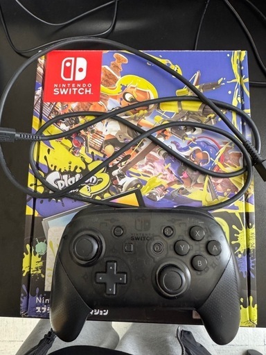 Nintendo Switch(有機ELモデル) スプラトゥーン3エディション(完品)＋switch専用コントローラー(箱無し)