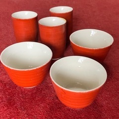 湯のみ2種(各3個)セット