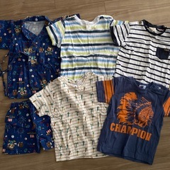 男の子　5着セット　80-86  甚平　夏服　まとめ売り