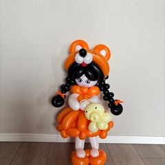 バルーンアート手作り人形姫
