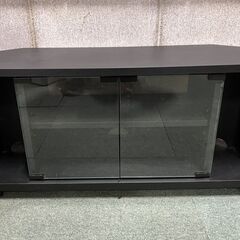 木製 テレビ台 ローボード AVボード キャスター付 幅80cm...