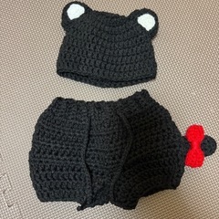 猫　コスチューム　60 ニューボーンフォト  