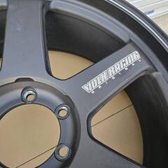 【中古品】RAYS Volk Racing TE37 ultra X 22インチ ホイール 1本 22 x 9.0 +20 6-139.7 ブラック レイズ ボルクレーシングの画像