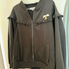 👧140cmパーカー2点set中古品!!Pomona Kiss&BLING GIRLS の画像