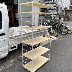 0円 無料 無印良品 ステンレスユニットシェルフ 