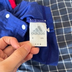 日本製　アディダス　70 カバーオール　ベビー　男の子　サッカーの画像