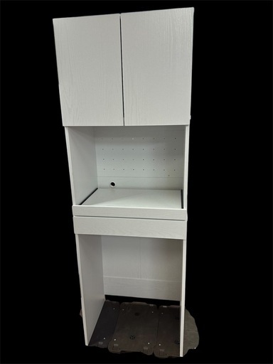 【済】ゴミ箱上キッチンラック58㎝幅