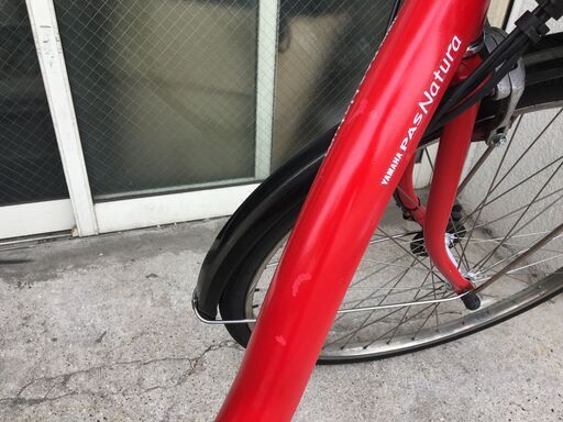 地域限定送料無料 パス ナチュラ 12,3AH 子供乗せ 赤 神戸 電動自転車