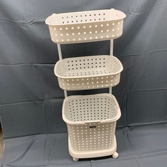 出張買取実施中★ランドリー収納ワゴン　バスケットワゴン
