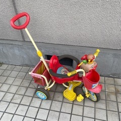 アンパンマン三輪車　ステップとガード付き　1歳半から4歳　77〜...