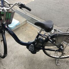 地域限定送料無料 ヤマハ パス ナチュラ 12,3AH 子供乗せ 紺 アシスタ