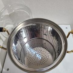 ムッシュパスタポット23cm ステンレスの画像