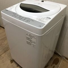 2017年 TOSHIBA 東芝 トウシバ 全自動電気洗濯機 5kg AW-5G6（W）洗濯機 【糸島市内 送料無料】250324-9の画像