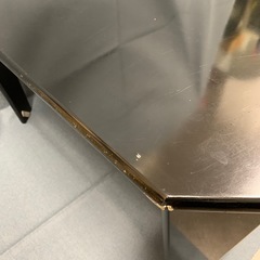 出張買取実施中★折りたたみテーブル　黒の画像