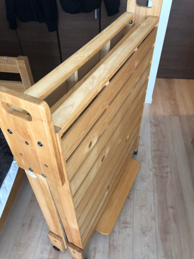 中居木工　日本製 折りたたみ すのこ ベッド