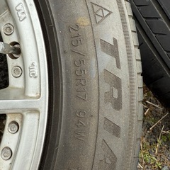 17インチ ホイールセット 215/55/R17の画像