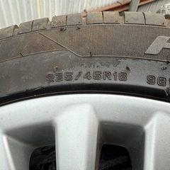 【売約済】18インチ 235/45R18 タイヤ付きホイール4本セットの画像