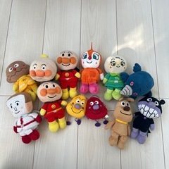 アンパンマンの仲間たち　ぬいぐるみセット