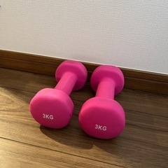 鉄アレイダンベル3kg×2個