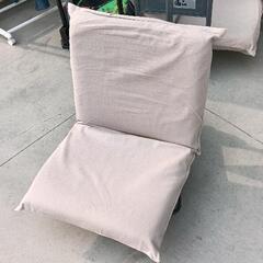 0324-190 無印良品洗座椅子　洗いざらしの綿帆布