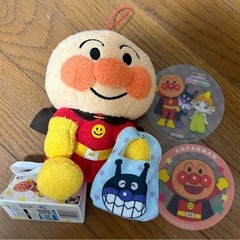 【新品タグ付き】アンパンマン　ぬいぐるみ　コースター　セット