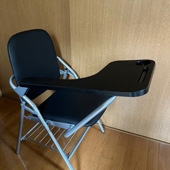 折りたたみ椅子 ミーティングチェア（テーブル付き）