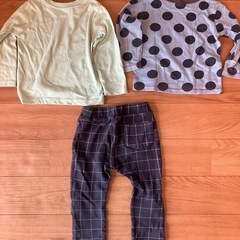 95㎝春秋　子供服　上下③の画像