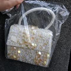 スパンコール　手提げ　