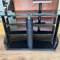 ガラス テレビ台 95×47×42(cm)の画像