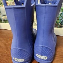 クロックス　キッズ長靴　17センチ〜17.5 センチの画像