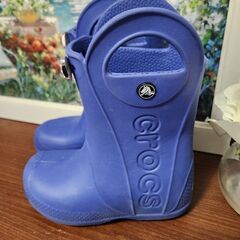 クロックス　キッズ長靴　17センチ〜17.5 センチの画像