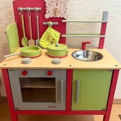 Janod木製キッチンセット　子供おもちゃの画像