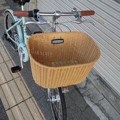 [BRIDGESTONE]MARKROSA(マークローザ)20吋 ミニベロ アルミ/7speed/点灯虫/グレイッシュミントの画像