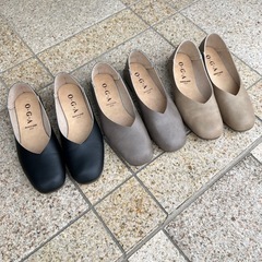 【ほぼ未使用品】パンプス23.5㎝/3足セットの画像