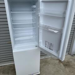 【定価26,500円→3,000円】maxzen（マクスゼン）ノンフロン冷凍冷蔵庫 JR160ML01WH ホワイト 157L  右開き 2ドア 2020年製 W47cm×D50cm×H144cm【美品】の画像