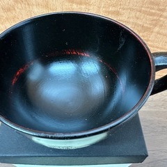 【塩尻市引き取り限定】木曽漆器 龍門堂 カップ の画像
