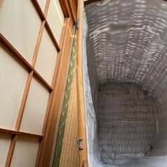 値下げしました　籐のカゴの画像