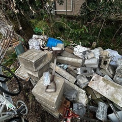 レンガ、ガラ多数使ってください