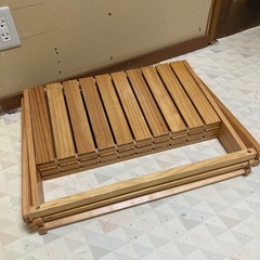 折りたためる棚
の画像