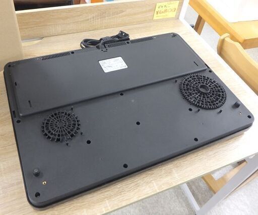 アイリスオーヤマ IHクッキングヒーター ２口 2021年製 1400W IHK-W13 IHコンロ 二口 ブラック 札幌市 屯田店
