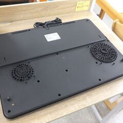 アイリスオーヤマ IHクッキングヒーター ２口 2021年製 1400W IHK-W13 IHコンロ 二口 ブラック 札幌市 屯田店の画像