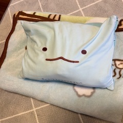 すみっコぐらし 毛布 枕の画像