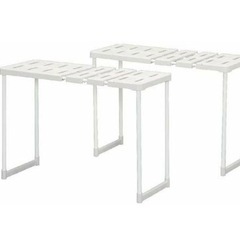 押入れ収納　伸縮式棚　4個あり