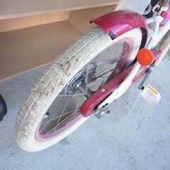 練習用に　18インチ　子供用自転車　補助輪なしの画像
