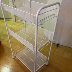 スチールラックを差し上げます