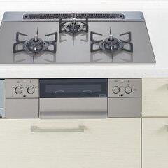  【超美品】ハーマン製（Panasonic）QSS31S6WH　3口ガスコンロの画像