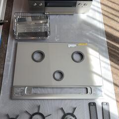  【超美品】ハーマン製（Panasonic）QSS31S6WH　3口ガスコンロの画像