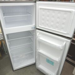 西岡店 冷蔵庫 130L 2ドア 2020年製 ハイアール JR-N130A シルバー Haier 100Lクラスの画像